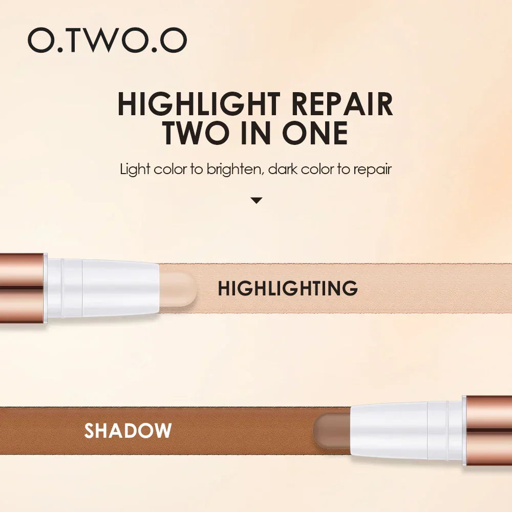 O.Two.O Contour Stick Double Head Contour Pen Waterproof