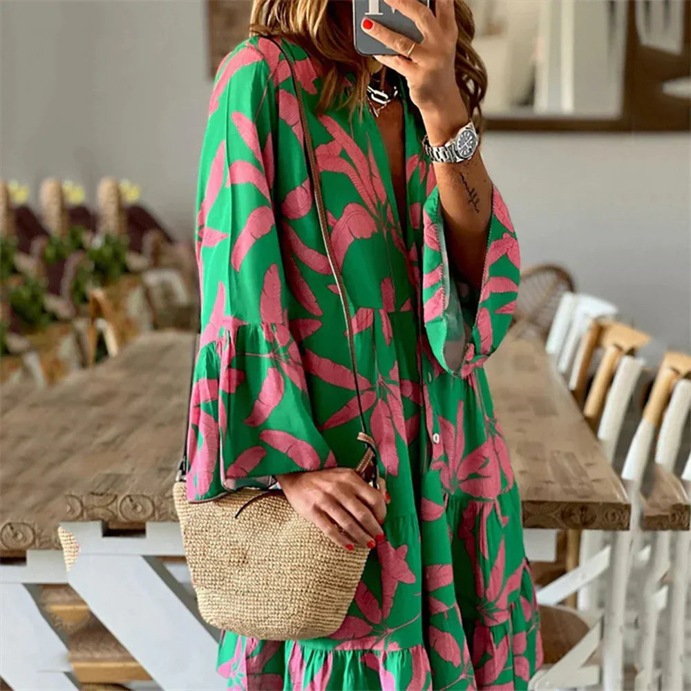 Oversized Dress For Women Clothing Summer Boho Beach