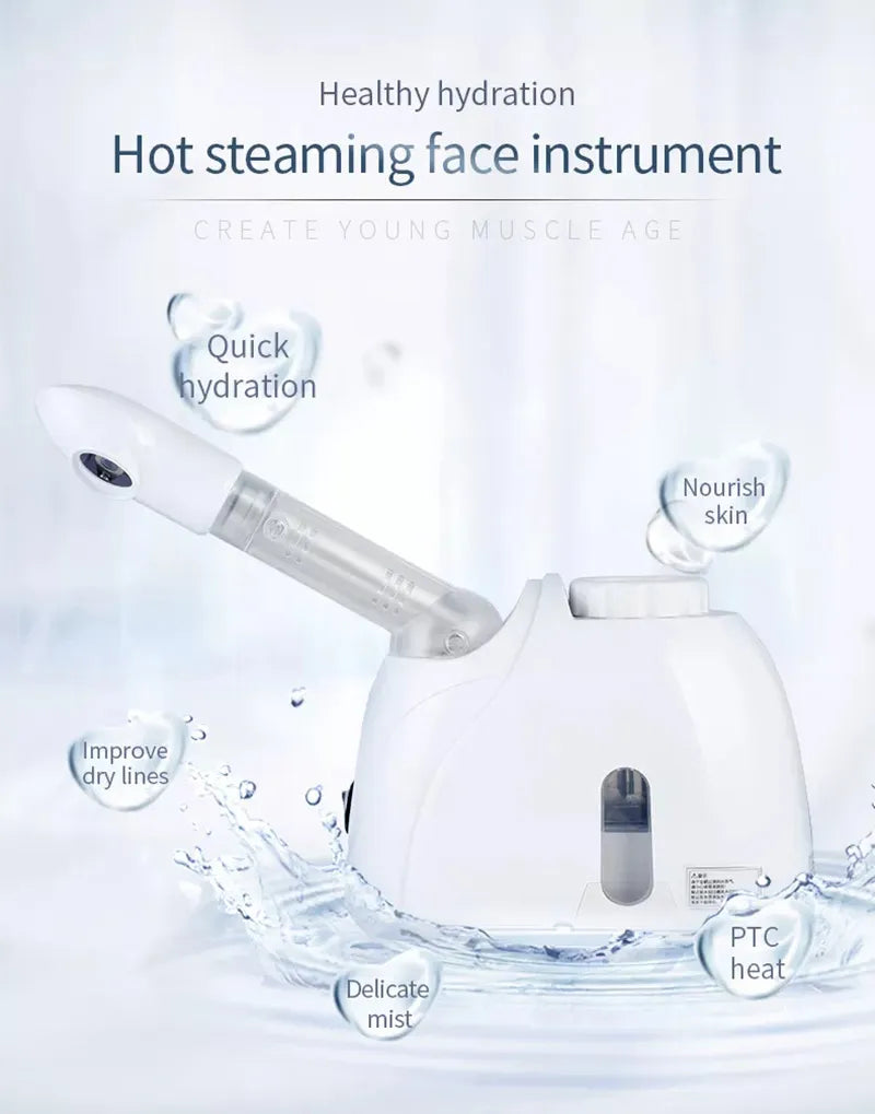 Ozone Facial Steamer Warm Mist Humidifier For Face