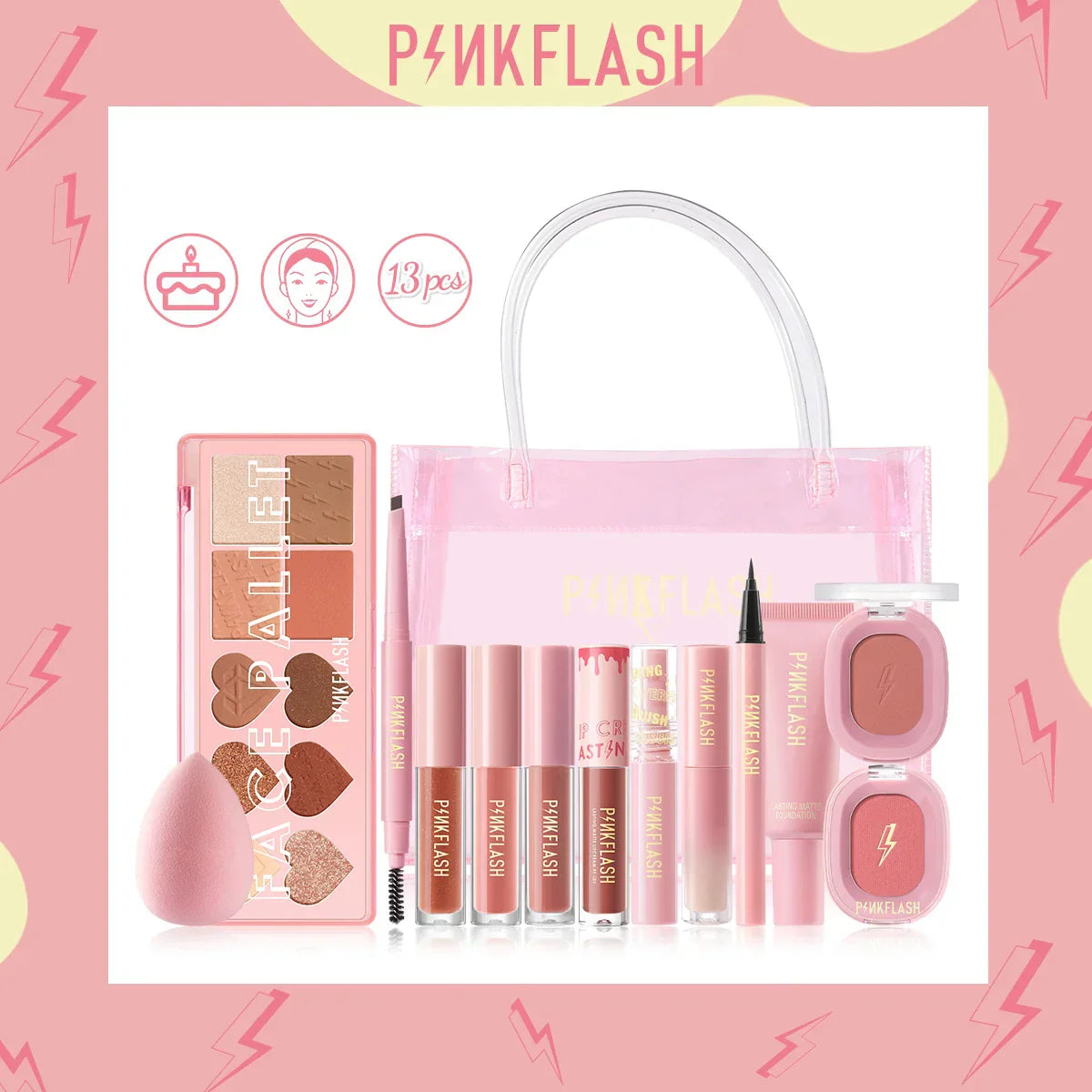 Pinkflash Anniversary Full Face Makeup Sets Liquid