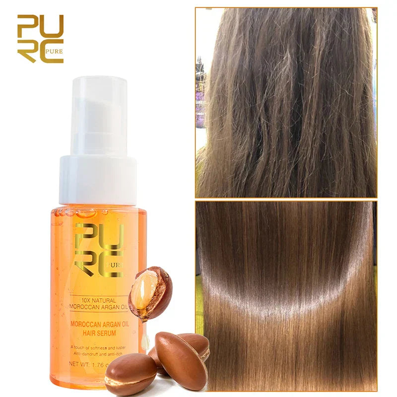 Purc Morocco Argan Oil Hair Serum Smoothing Soften