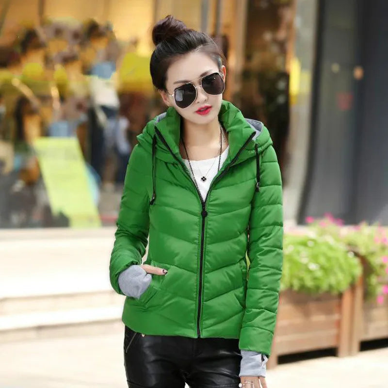 Parka Down Cotton Coat Female Jacket Autumn Winter
