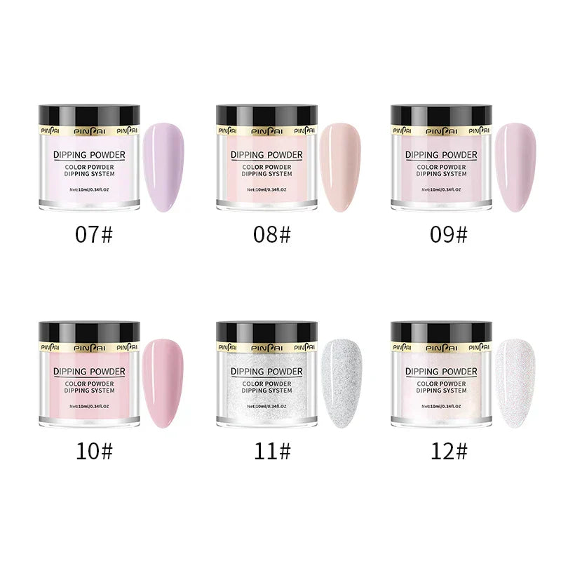 Pinpai Nail Art Dipping Powder Kit Set Glitter