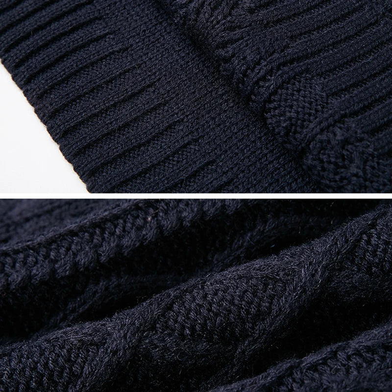 Women Casual Knitted Long Sleeve Winter Dresses Sweater