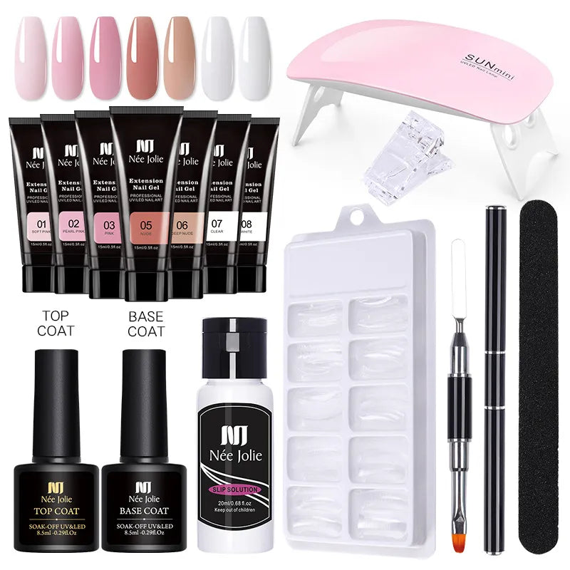 Poly Uv Gel Kit All For Manicure Gel