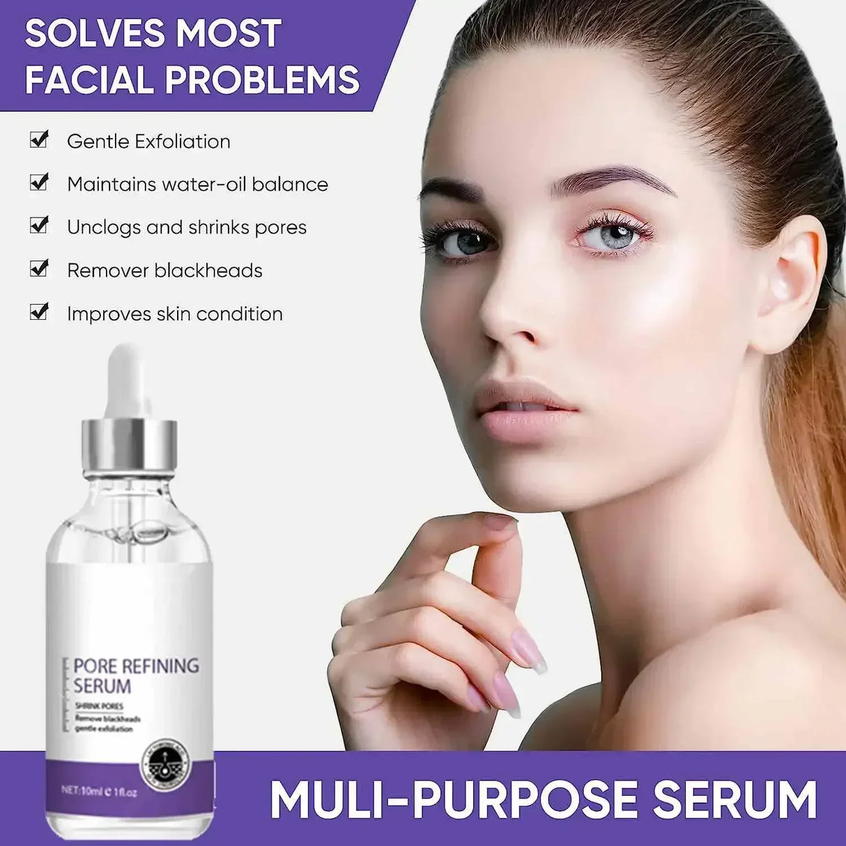 Pore Skin Care Serum Facial Essence For Shrinking