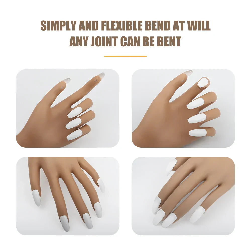 Practice Hand For Nails Silicone Nail Art Practice