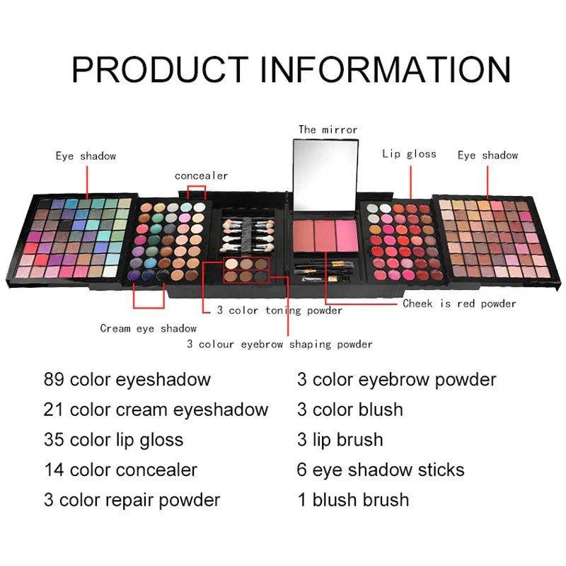 Professional Color Eyeshadow Palette Makeup Cosmetic Sets