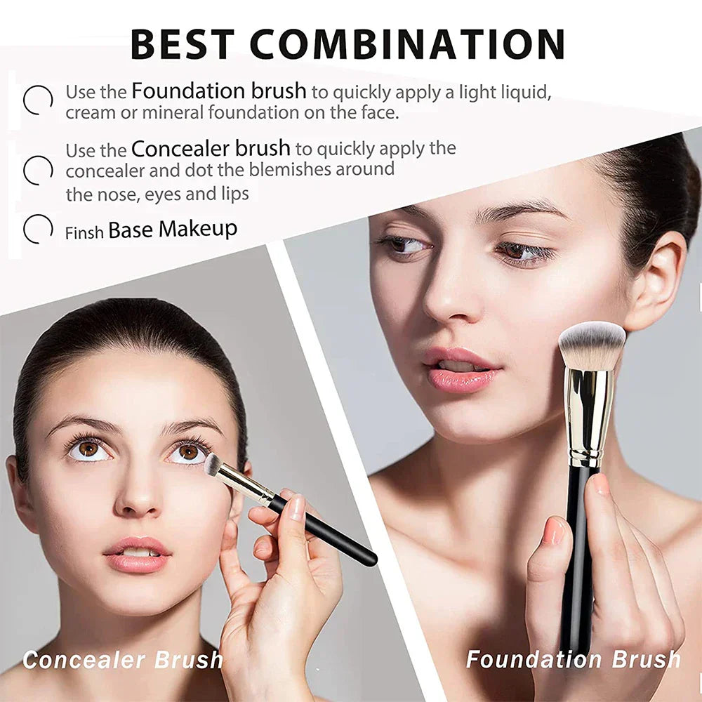 Professional Flawless Foundation Concealer Brush Bb Cream Angled