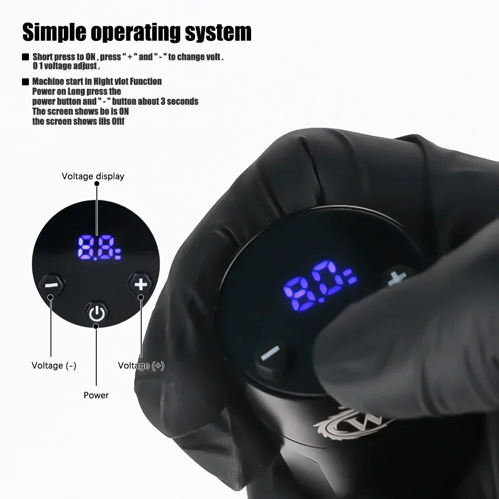 Rocket Mini Tattoo Machine Kit Rca Jack Rotary