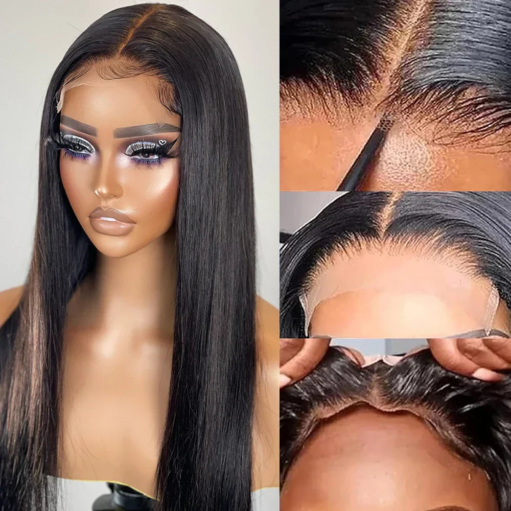 Straight Human Hair Wigs Glueless Wig Human Hair