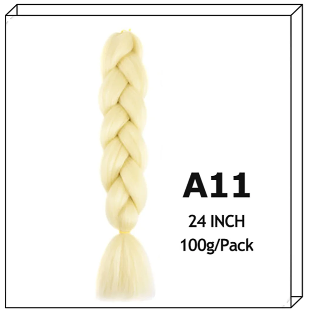 Synthetic Long Jumbo Ombre Braiding Hair For Women