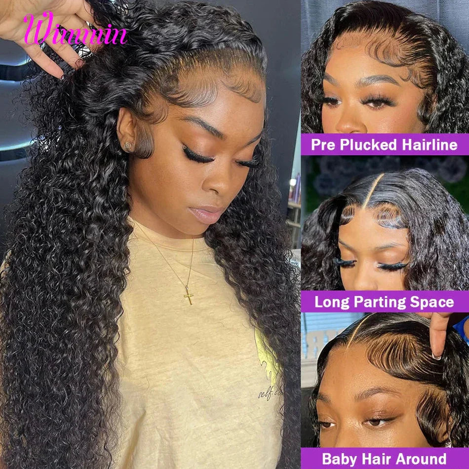 Hd Lace Frontal Wigs Deep Wave Glueless