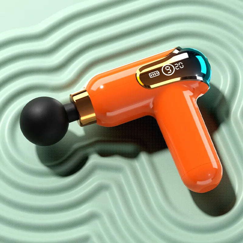 Lcd Mini Fascia Gun Portable Electric Neck Membrane