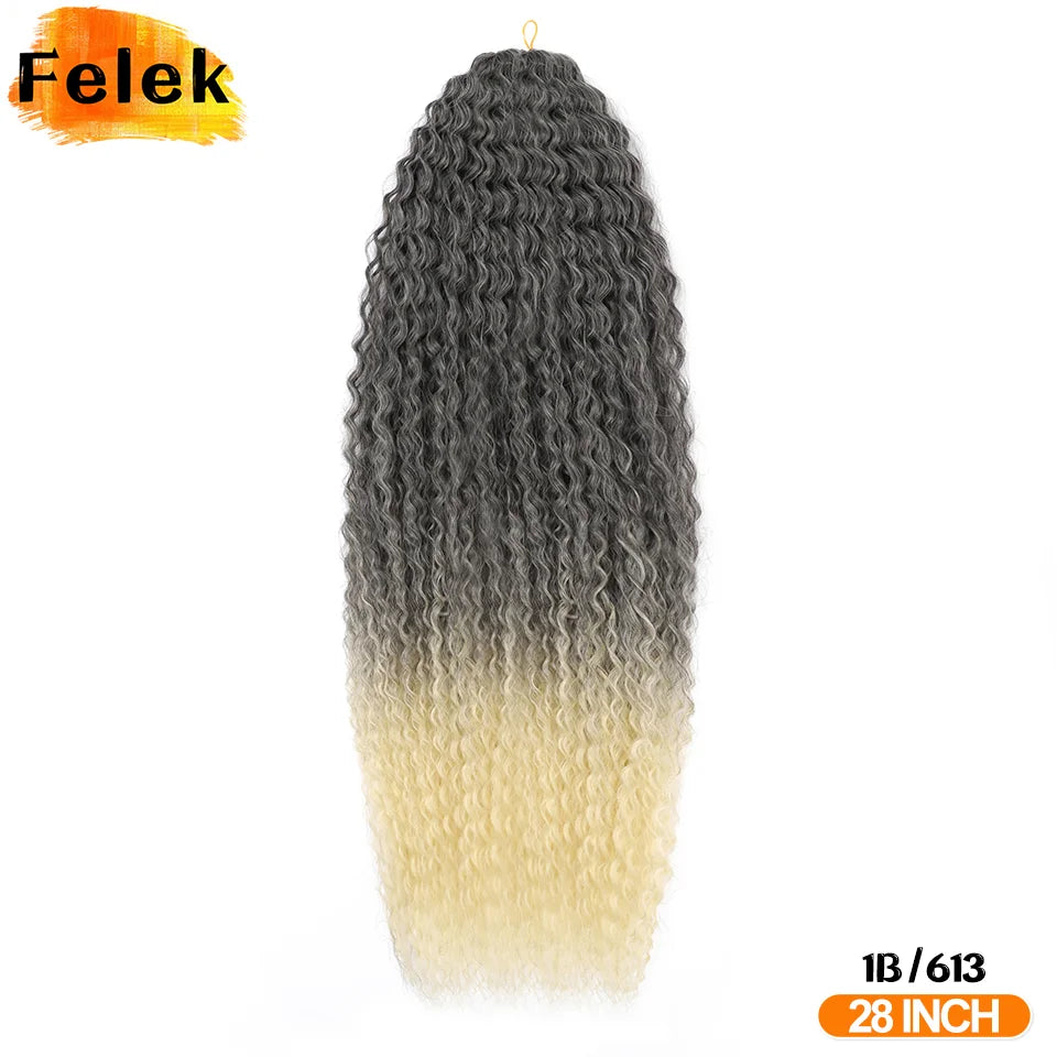 Brazilian Braids Synthetic Curl Hair Soft Braiding Extension