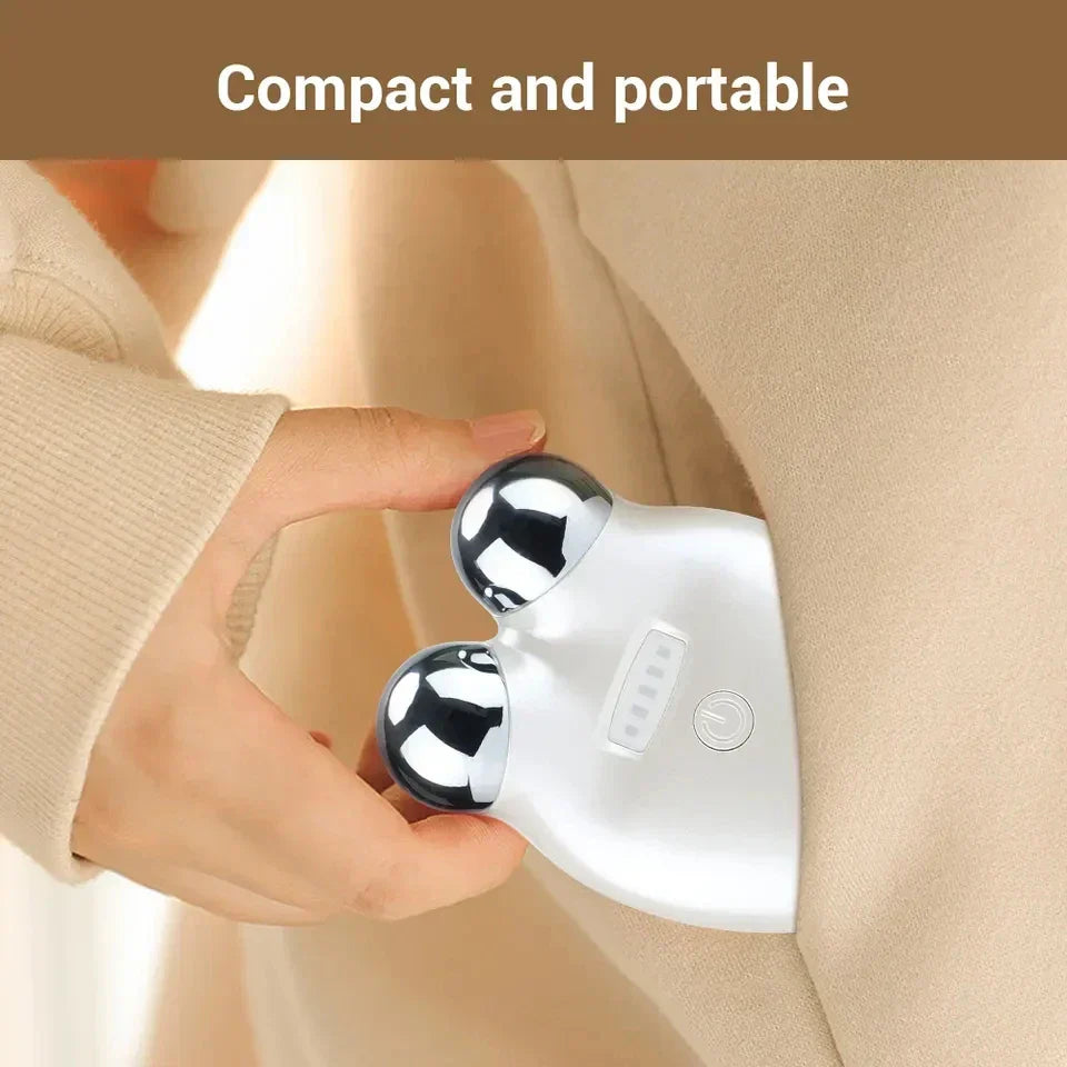 Microcurrent Facial Toning Device Ems Face Roller Electric