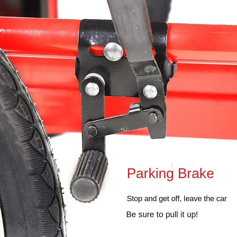 Pedal Three-Wheeler Tricycle Walking Assist For The Paralysis