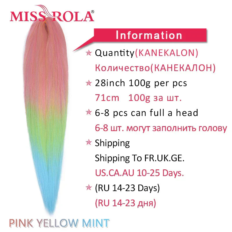 Miss Rola Synthetic G New Hair Extension Yaki