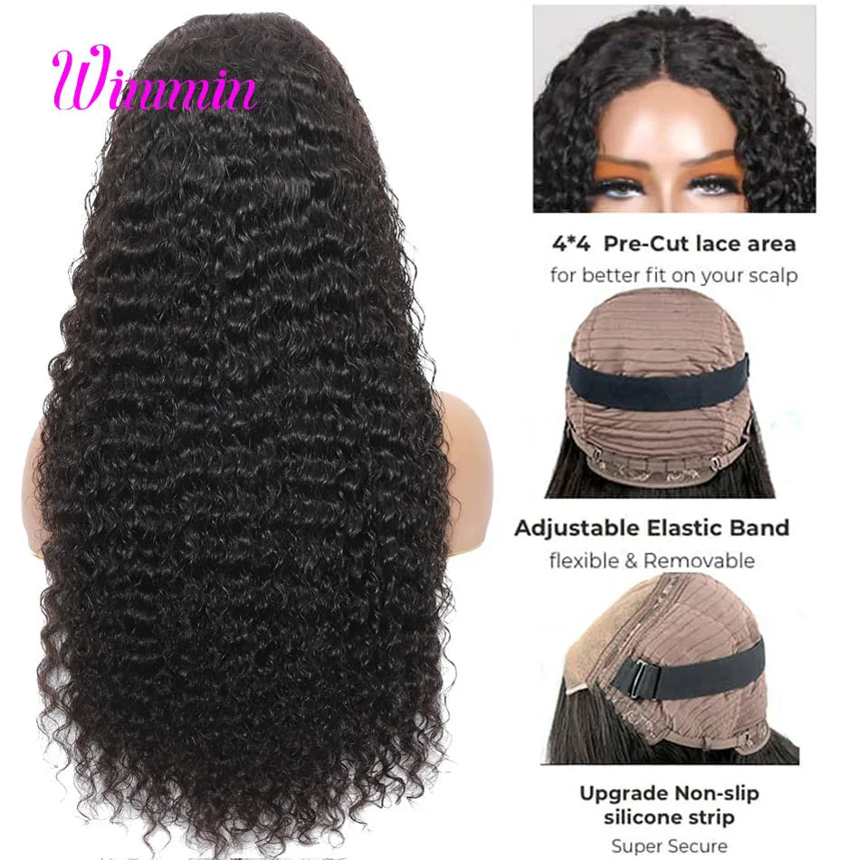 Hd Lace Frontal Wigs Deep Wave Glueless