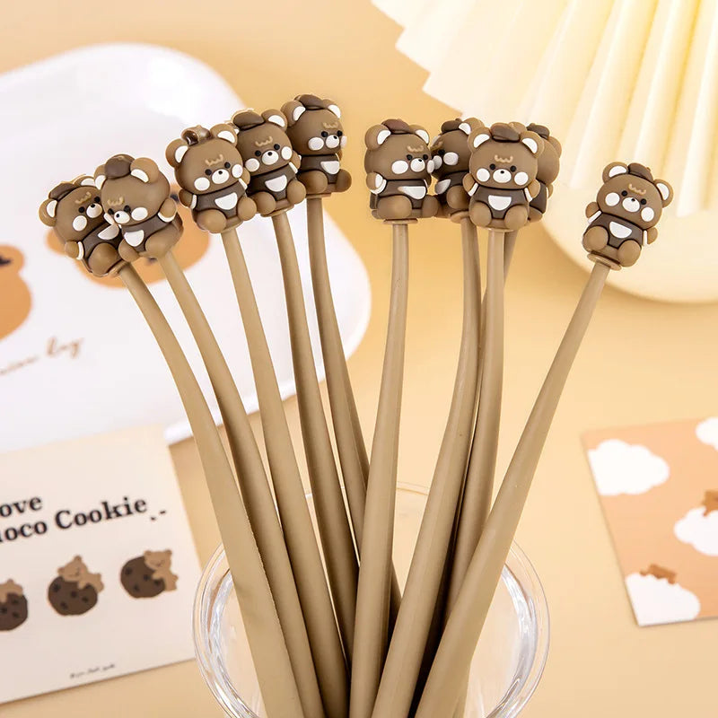 Cute Cartoon Bear Gel Pen Student Stationery