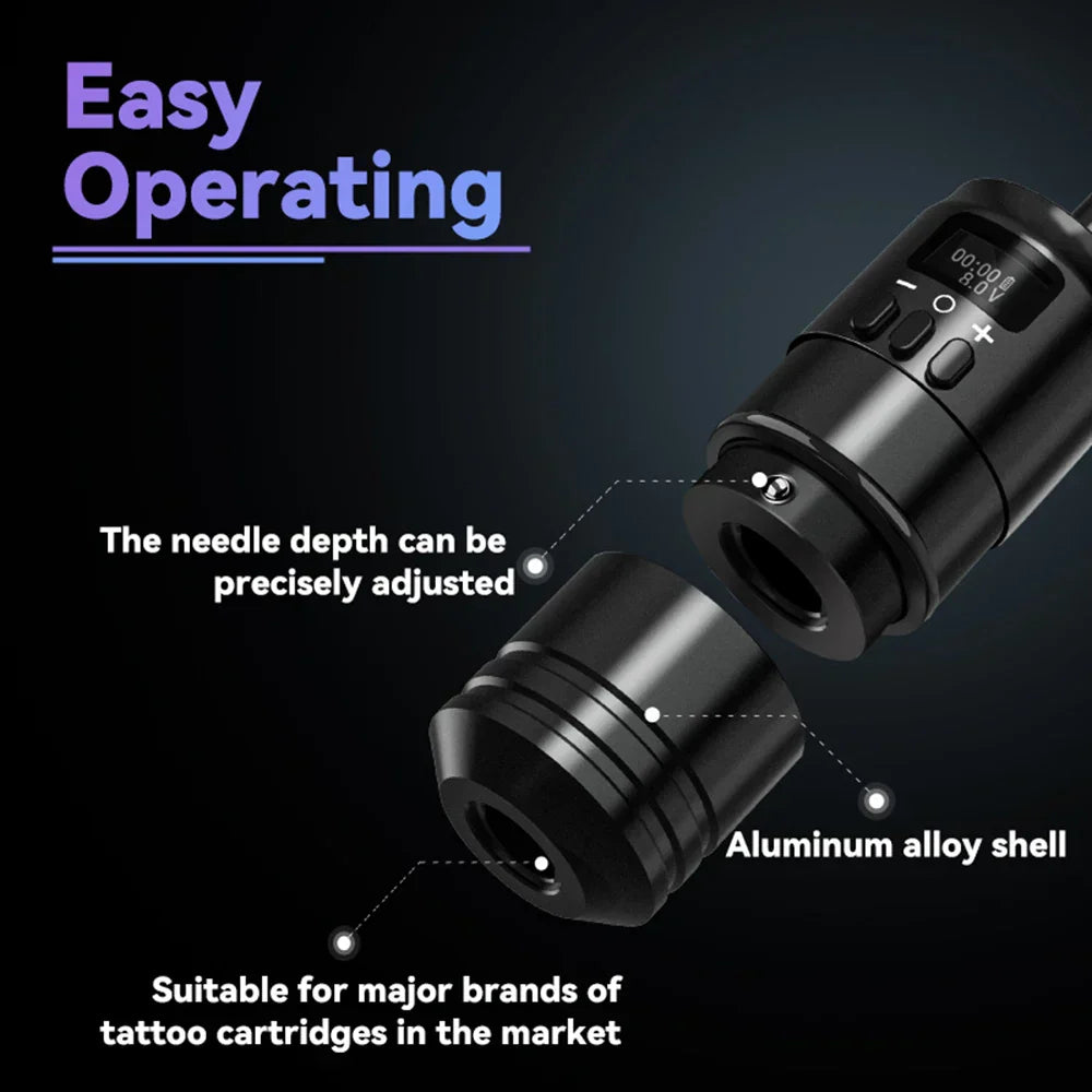 Wireless Tattoo Battery Grip Power Rca Interface