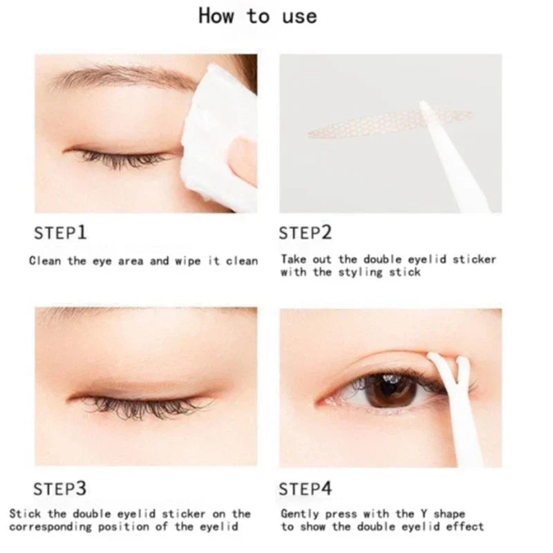 Unny Eyelid Tape Sticker Invisible Double Fold Eyelid