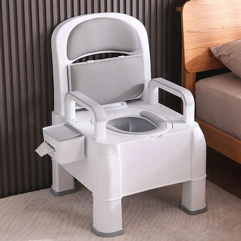 Soft Pu Toilet Seat Chair For Elderly Non