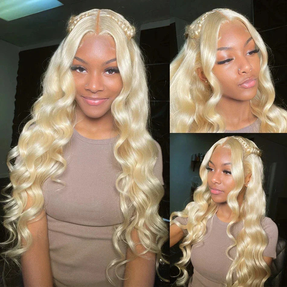 Hd Lace Frontal Wig Blonde Body