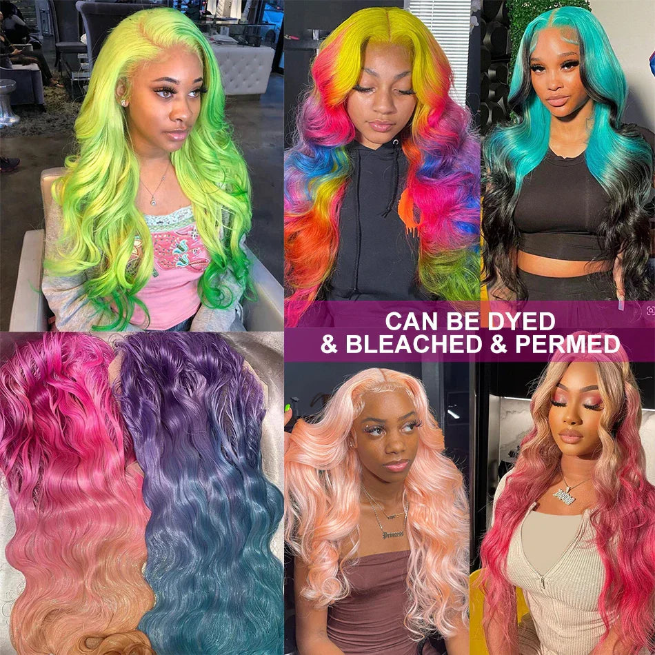 Hd Lace Frontal Wig Blonde Body