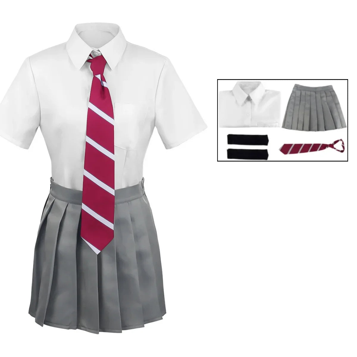 Anime Tokyo Revengers Tachibana Hinata Cosplay Costume White