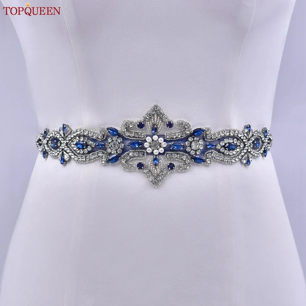 Topqueen Formal Occasion Woman Belt Diamond Handmade Belt