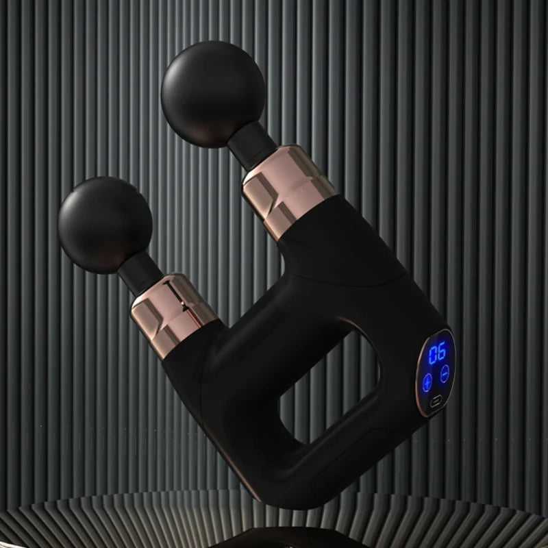 Double Fascia Gun Vibrator Body Massagers Double Massage