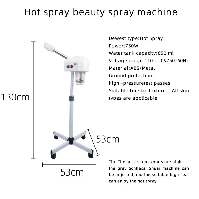 Hot Facial Steamer Warm Mist Humidifier For Face