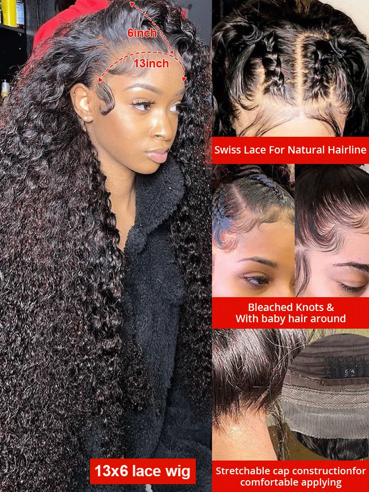 Transparent Hd Water Wave Lace Front