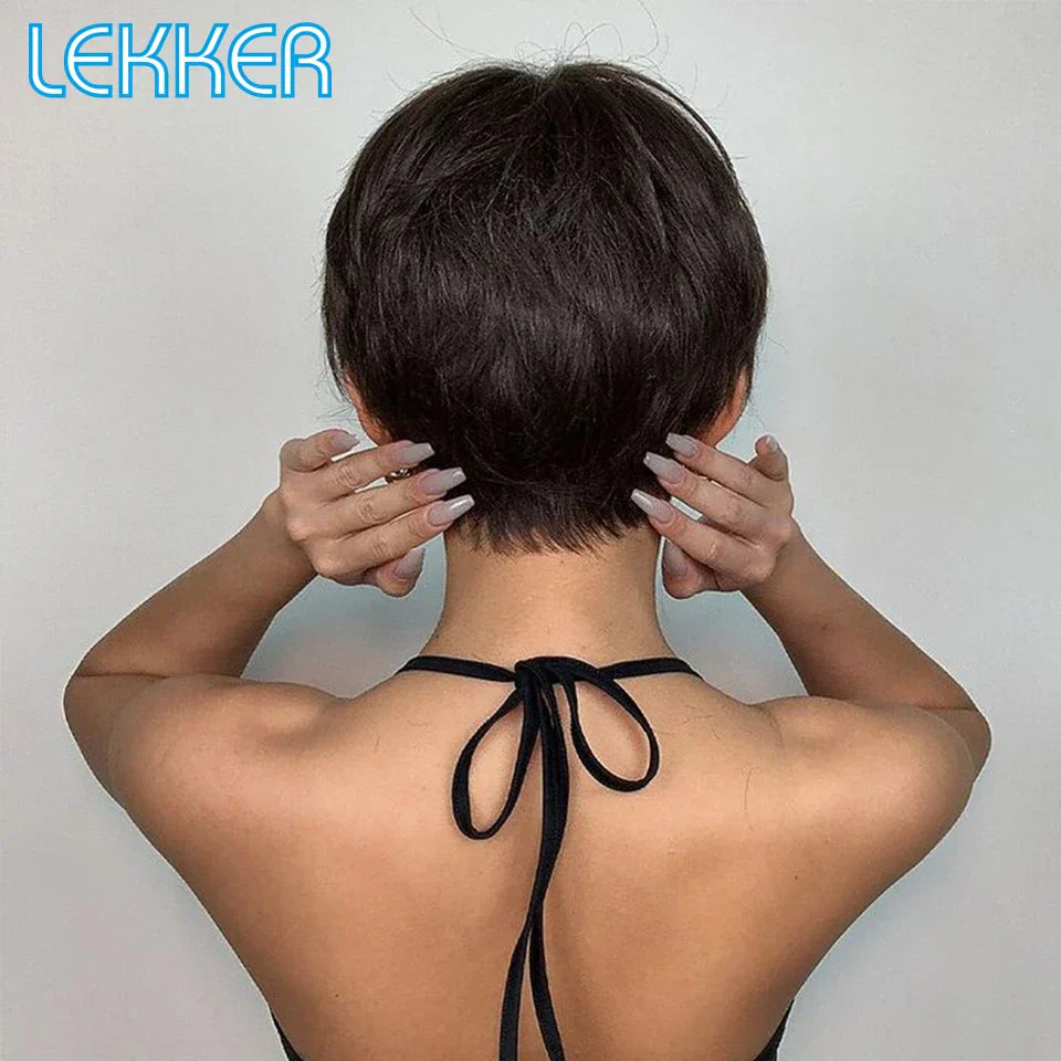 Lekker Wear And Go Short Pixie Cut Straight