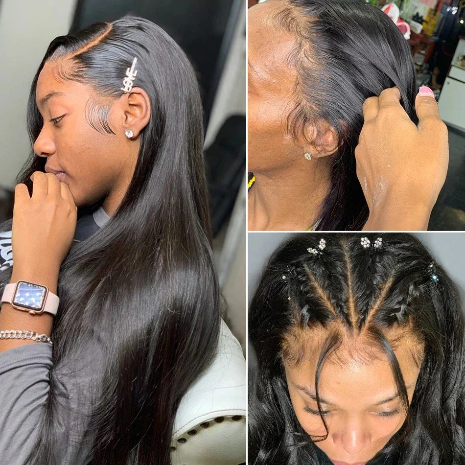 Bone Straight Human Hair Lace Frontal Wig