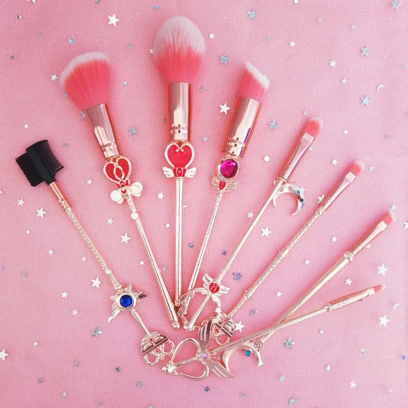 Makeup Brushes Sailor Moon Anime Cardcaptor Sakura Makeup