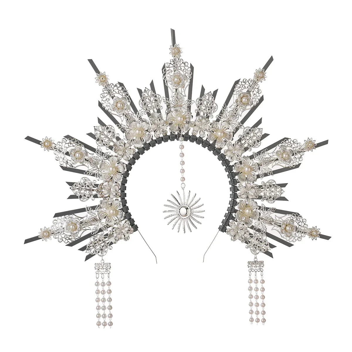 Gothic Halo Crown Lolita Headband Halloween Vintage Sun