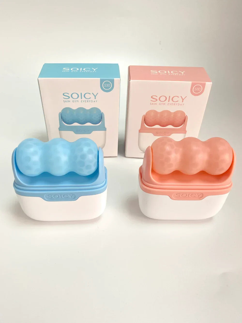 W+V Shaped Face Roller Cool Ice Body