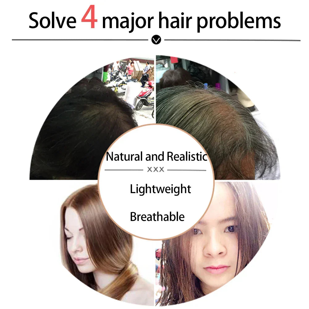 Synthetic Hair Fake Fringe Clip In Bang Cover