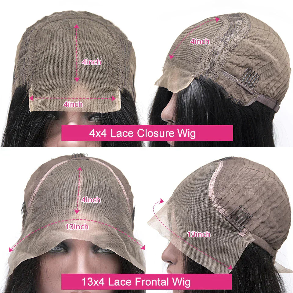 Brazilian Body Wave Frontal Wigs Short X Lace