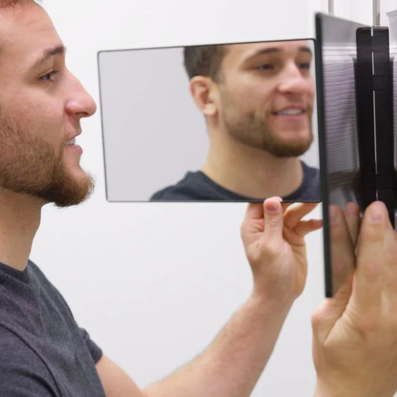 Way Mirror For Self Hair Cutting Trifold Hair