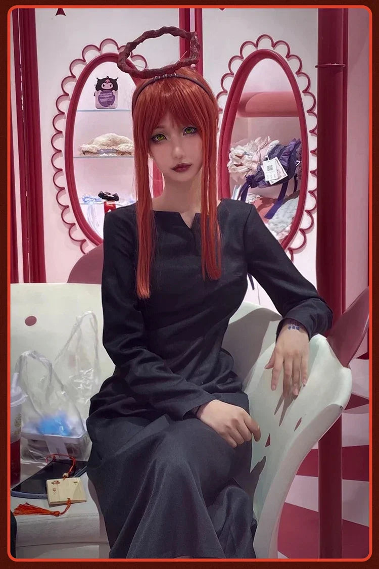 Makima Halo Anime Chainsaw Man Cosplay Wig Dokidoki