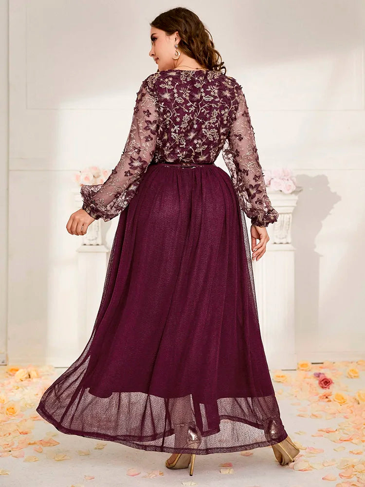 Women Maxi Dresses New Autumn Formal Luxury Chic