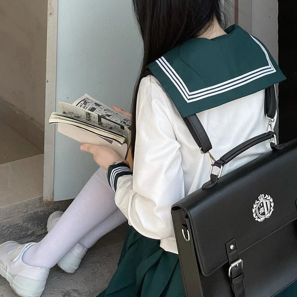 Japanese School Girl Uniform Xs- Jk Green Sailor