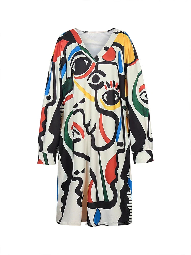 Women' Fashion Street Style Dresses Women' Casual Loose