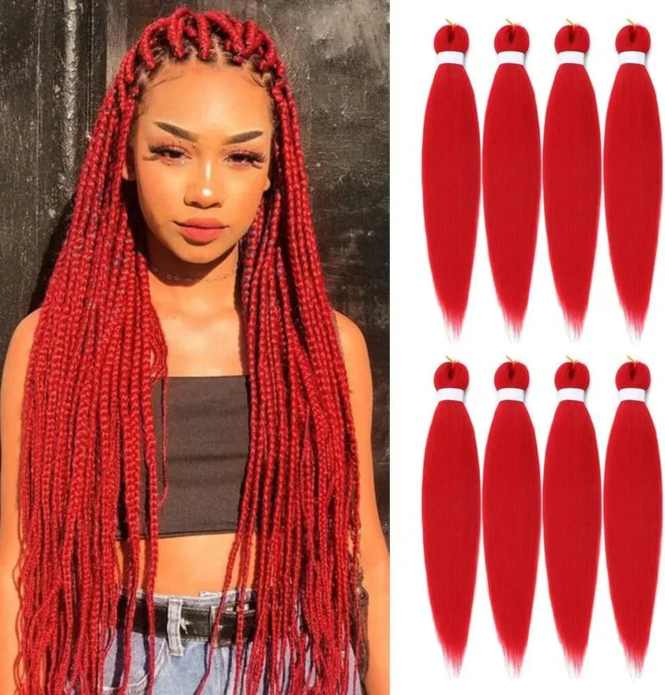 Braiding Hair Pre Stretched Synthetic Braid Extensions Jumbo