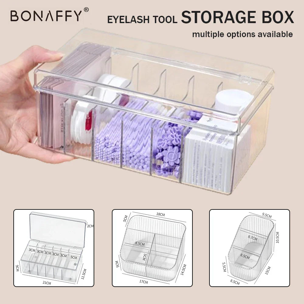 Storage Box For False Eyelashes Extension Tools Container