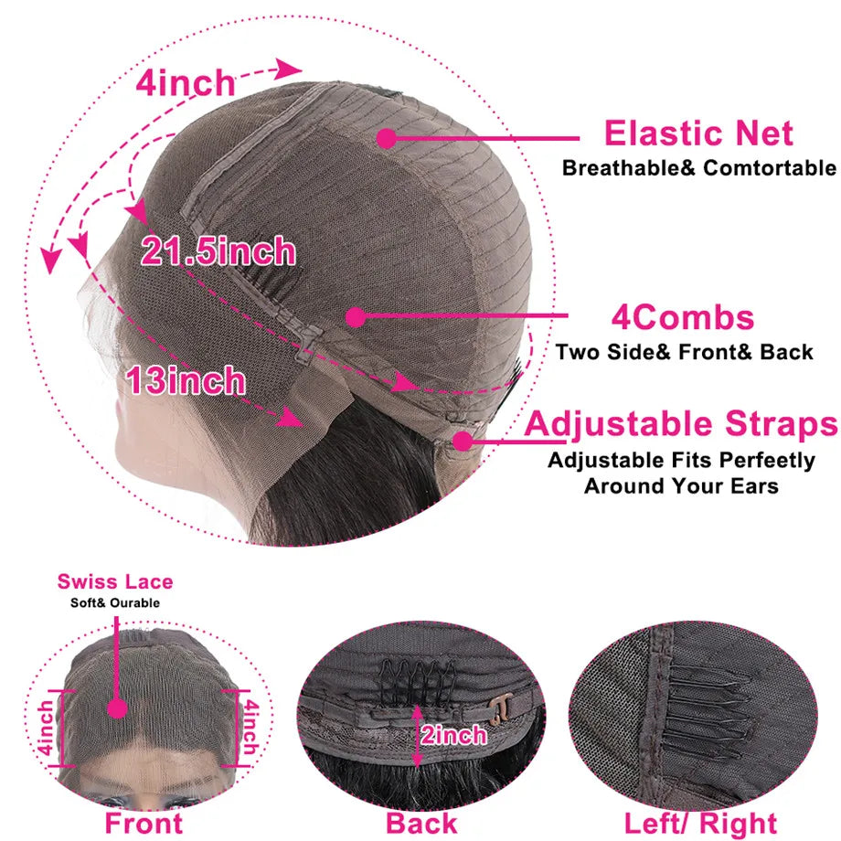 Deep Wave Frontal Wig X X Hd Transparent