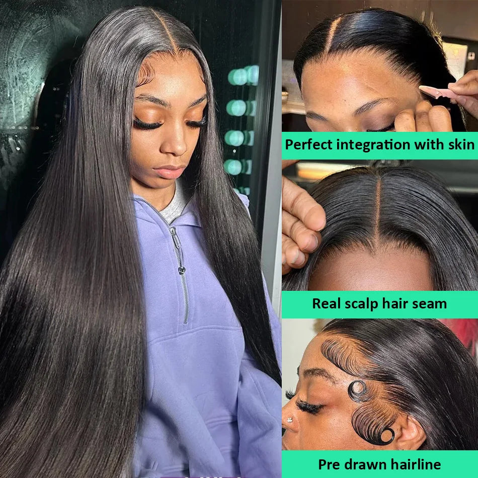Transparent Lace Frontal Wig Density Straight Lace